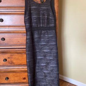 Evening gown black and silver